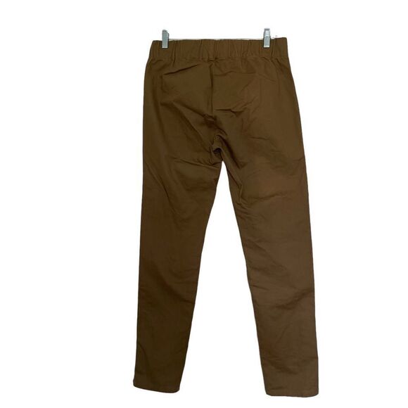 Soft Surroundings Tan Metro Pull On Snap Leg Pants - S - Picture 2 of 6